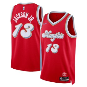 NBA Mænd Trøje Memphis Grizzlies Jaren Jackson JR 2024-25 Nike City Edition Rød Swingman